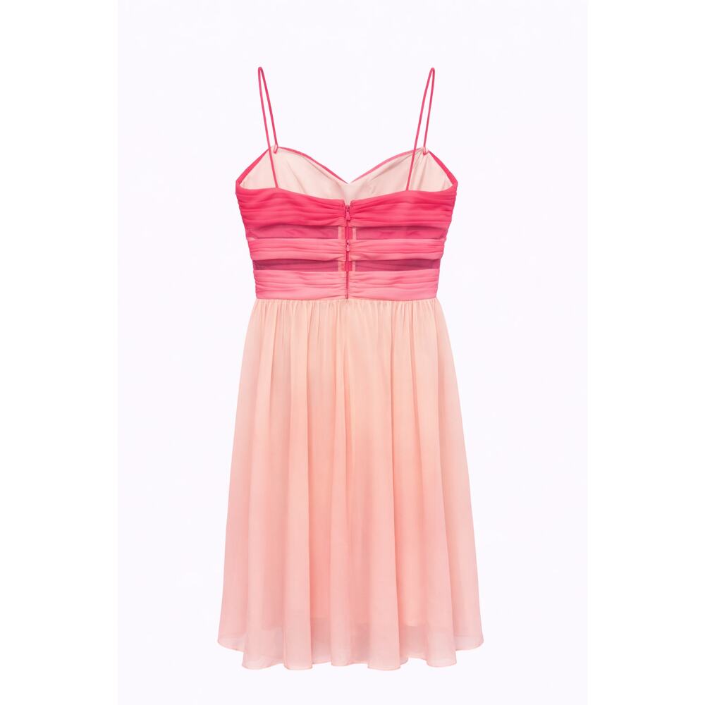 NWT Adrianna Papell Pink Ombre Babydoll Mini Dress Size 5/6  HOCO Prom 90s Party - Picture 3 of 8